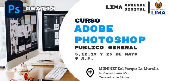 Curso Adobe Photoshop presencial para publico general